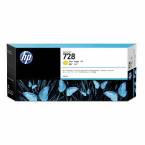 HP 728 300ml Yellow Ink Cartridge