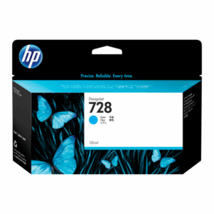 HP 728 130ml Cyan Ink Cartridge
