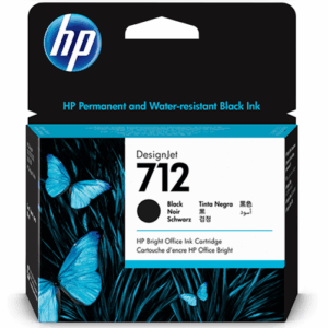 HP 712 Black Ink 80ml Cartridge