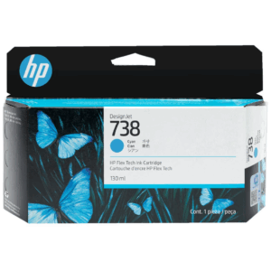 130ml HPT738 Cyan Ink Cartridge